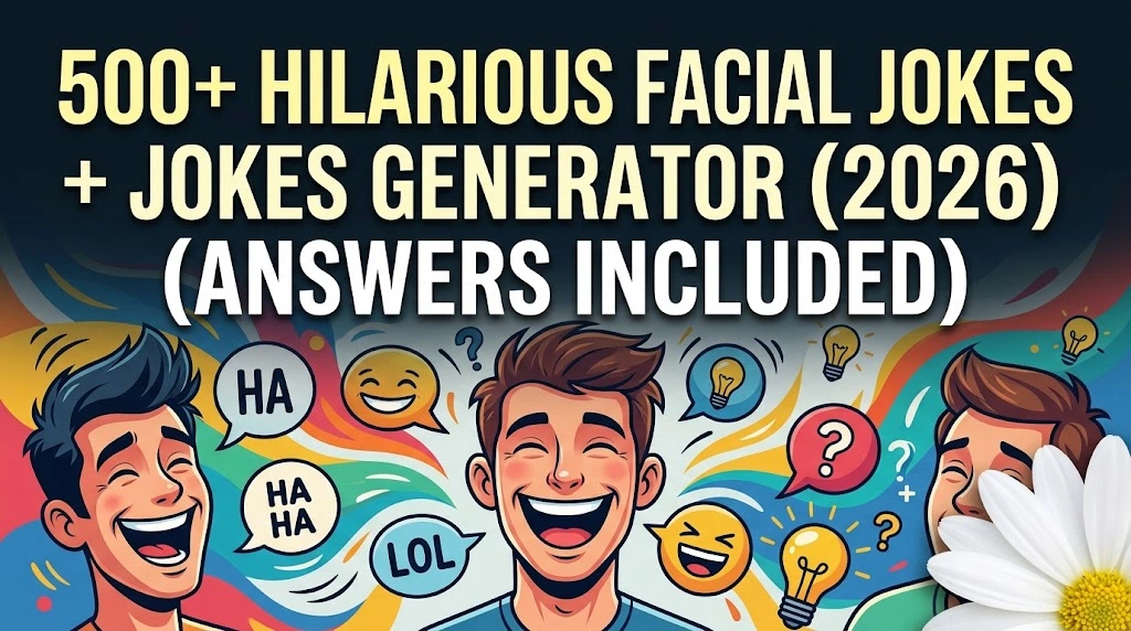 500+ Hilarious Facial Jokes With Punz World