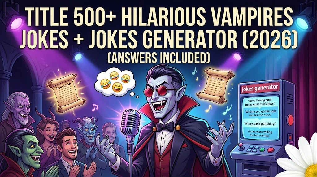 Hilarious vampire jokes with punz world
