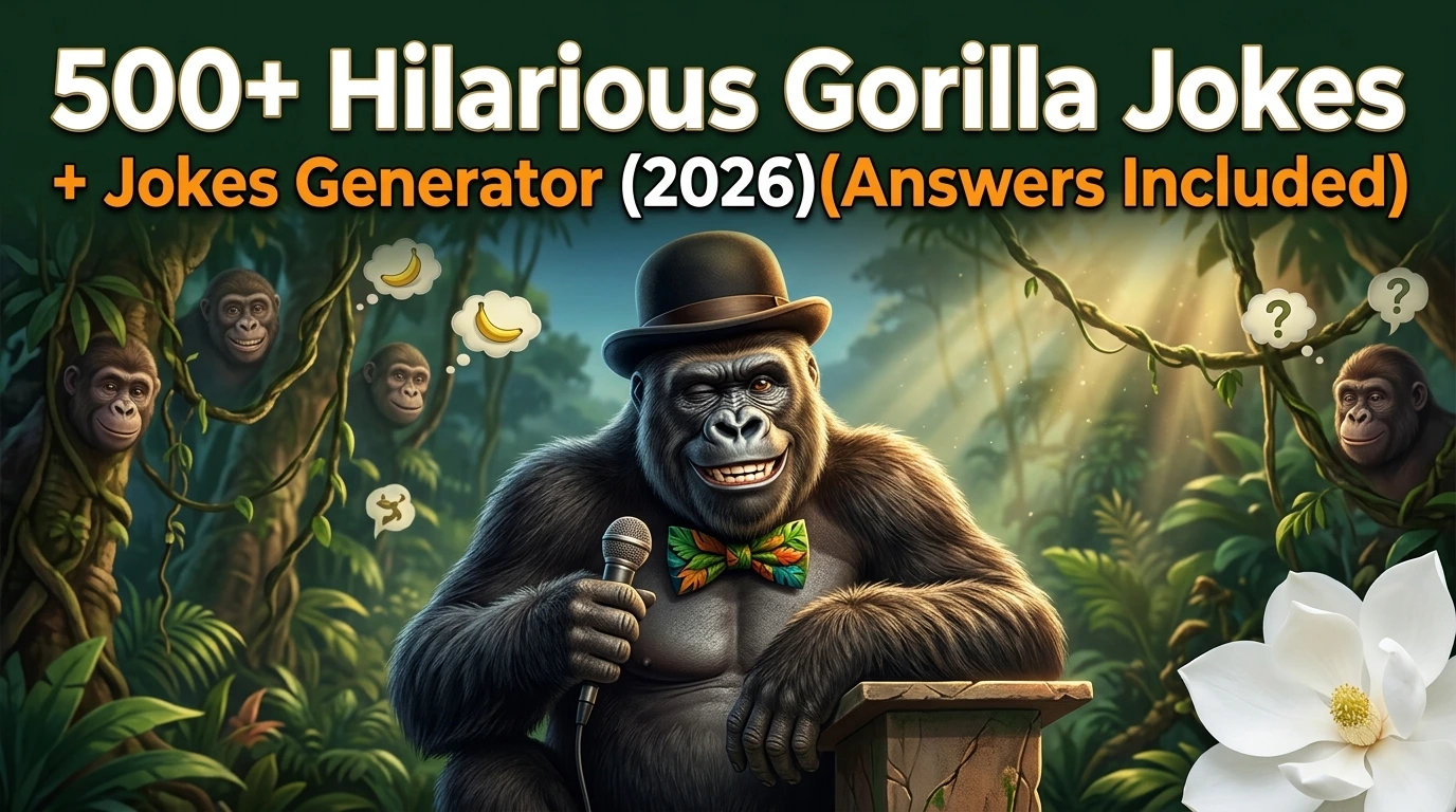 hilarious gorilla Jokes with punz world