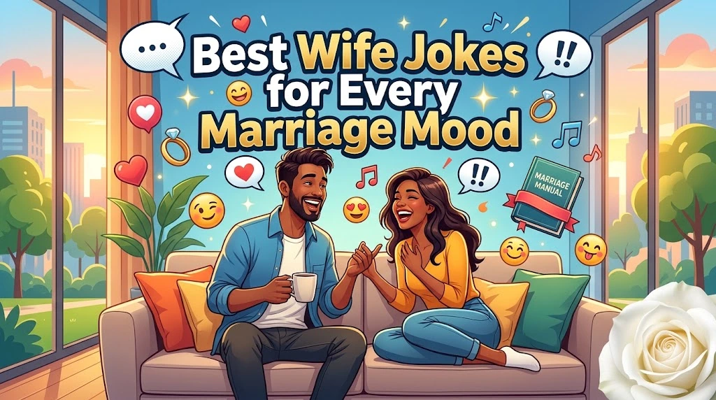 Best wife jokes for every marriage mood