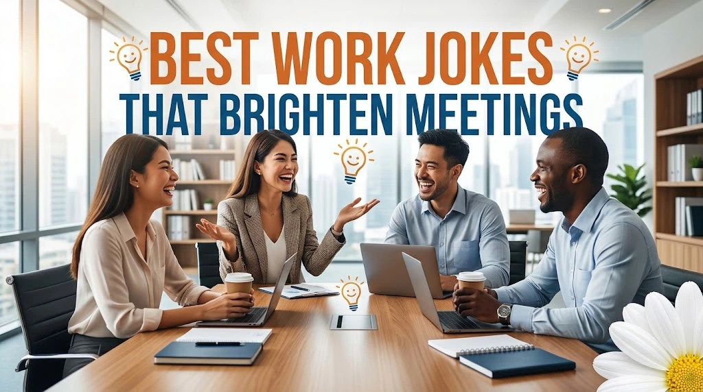 Best work jokes that brighten meetings